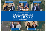 Local MP Alan Mak met with a variety of business owners ahead of Small Business Saturday.