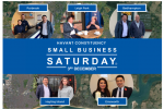 Local MP Alan Mak met with a variety of business owners ahead of Small Business Saturday.