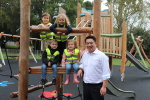 Local MP Alan Mak welcomes £85,000 of Government funding to refurbish Springwood Avenue Play Area next to Springwood Community Centre 