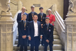 Local MP Alan Mak congratulates Warblington School pupils on reaching final of national sustainability competition 