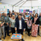 Havant MP Alan Mak and exhibitors at his 2025 Jobs, Apprenticeships and Careers Fair  
