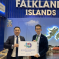 Local MP Alan Mak previously visited the Falkland Islands to honour British veterans. 