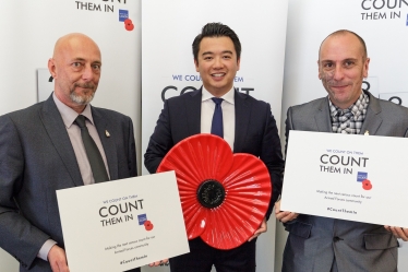 Alan Mak backs new British Legion campaign to recognise veterans in the census