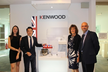 Alan Mak MP with Kenwood staff at the British Consulate in Hong Kong