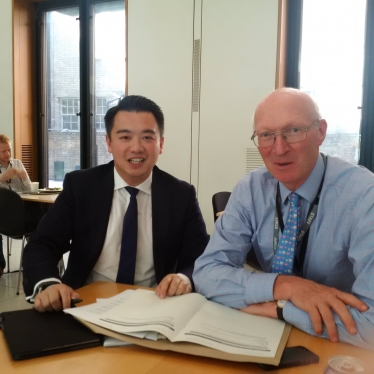 Alan Mak with Health Minister Lord Prior