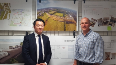 Photo - Alan Mak MP with FatFace CEO Anthony Thompson 