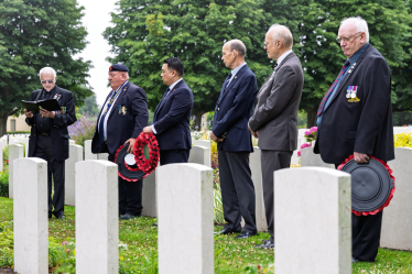 Local MP Alan Mak leads special Havant Constituency veterans' delegation to France to commemorate VE Day 80th anniversary 