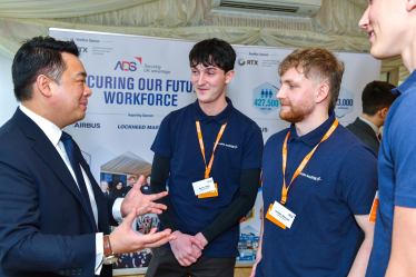 Local MP Alan Mak meets Havant Constituency apprentices ahead of National Apprenticeship Week