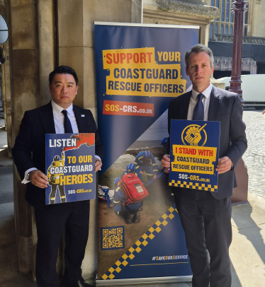  Local MP Alan Mak helps to secure continued payment for Hayling Island Coastguard Rescue Team