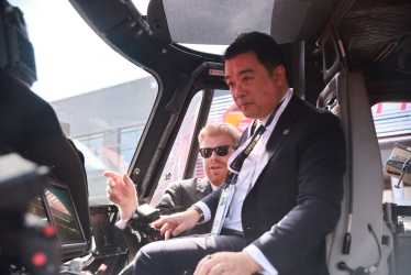 Local MP Alan Mak supports Havant Constituency’s defence and aerospace sector at Farnborough International Air Show 2026