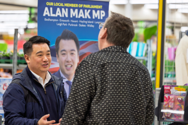 Local MP Alan Mak holds his latest residents' advice surgery at ASDA superstore