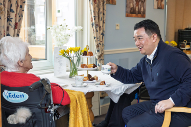 Local MP Alan Mak visits Bedhampton Court Care Home to listen to residents