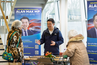 Local MP Alan Mak holds his latest residents' advice surgery at Havant Garden Centre