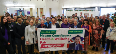 Local MP Alan Mak hosts successful 3rd annual Havant Constituency Health and Wellbeing Fair at Emsworth Baptist Church