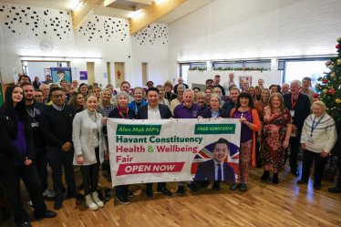 Local MP Alan Mak invites residents to attend his 4th annual Health & Wellbeing Fair at Emsworth Baptist Church