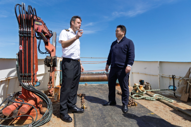 Local MP Alan Mak visits Langstone Harbour Open Day and sees improved facilities for commercial fishing