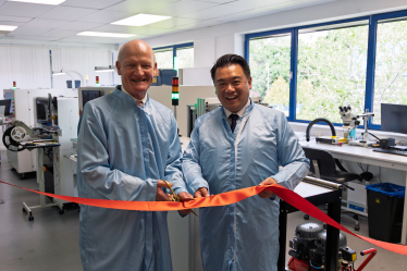 Local MP Alan Mak opens new assembly line at Havant space firm Spur Electron