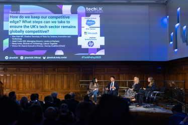 Local MP Alan Mak speaks at techUK conference on how to ensure UK tech sector remains globally competitive 