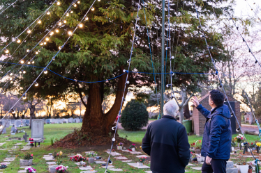 Local MP Alan Mak dedicates bulb to his father at Hayling Island's Tree of Light for Christmas 2025