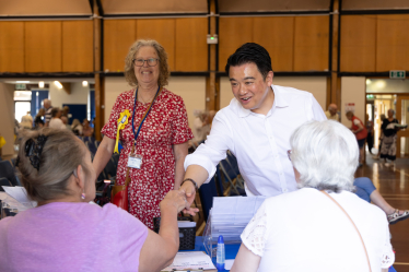 Local MP Alan Mak visits Hayling Island u3a Open Day 