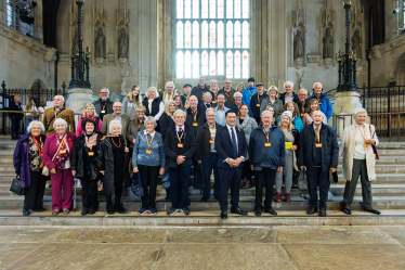 Local MP Alan Mak welcomes another group of Havant Constituency residents to Parliament