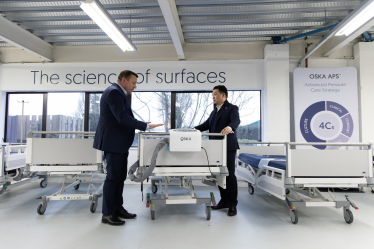 Alan Mak in a hospital