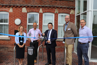 Local MP Alan Mak opened the Emsworth Surgery last October 