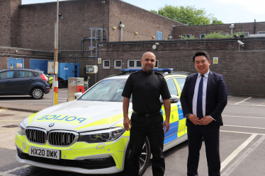 Local MP Alan Mak met Havant Police District Commander Habs Rahman earlier this year