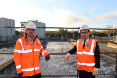 Alan Mak MP met Southern Water Chief Executive Lawrence Godsen to say no dividends should be paid until discharges are tackled