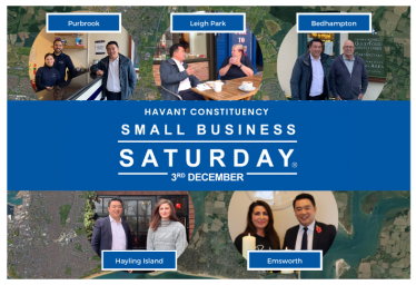 Local MP Alan Mak met with a variety of business owners ahead of Small Business Saturday.