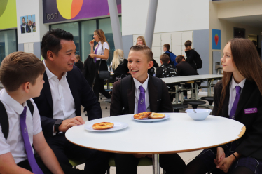 Local MP Alan Mak backs school breakfast club he helped to start giving Havant Academy pupils fuel for learning